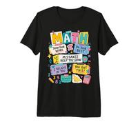 Mistakes Help You Grow Math Teacher Back to School Classroom Premium T-Shirt