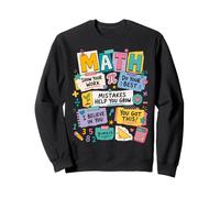 Mistakes Help You Grow Math Teacher Back To School Classroom Sweatshirt