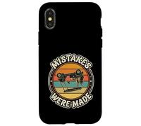 Mistakes Were Made Funny Golf Cart Retro Golfer Golfing Case for iPhone X/XS