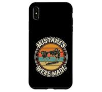 Mistakes Were Made Funny Golf Cart Retro Golfer Golfing Case for iPhone XS Max