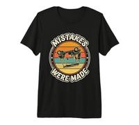 Mistakes were Made Funny Golf Cart Retro Golfer Golfing Premium T-Shirt