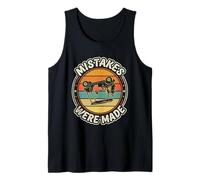 Mistakes were Made Funny Golf Cart Retro Golfer Golfing Tank Top