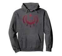 Mistborn Scadrial/Harmony Symbol Pullover Hoodie, Adult Unisex, Dark Heather Grey, Small