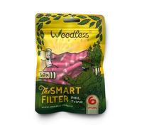Mister Canapa, Activated Carbon and Cellulose Filters, Diameter 6 mm, Pink, 50 Pieces