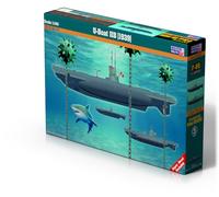 MISTER CRAFT HOBBY KITS Mistercraft Model Kit Submarine Type IIB (1939) 1:144 Scale Plastic Kit, Assembly Kit, Building Instructions, Model Dimensions: 300 mm x 88 mm