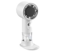 Mister Fan, Portable Handheld USB Rechargeable with 3 Speeds | Quiet, Water Tank, Lightweight | Personal Cooling Desk Fan for Home Office Bedroom Travel Camping, Summer Refresh