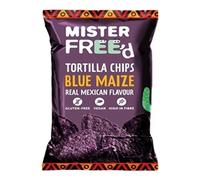 Mister Free'd Tortilla Chips with Blue Maize 135g [Pack of 12]