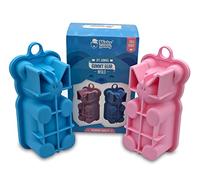 Mister Gummy DIY Jumbo Gummy Bear Mold by | Make Your Own Medium Sized Gummy Bears, Chocolates, Soaps, Candles, Bath Bombs, Ice, Decor Bears, Baked Goods, and More! (Two Pack)