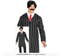 Mister Monster Striped Suit Adults Halloween Fancy Dress Costume Mens