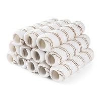 Mister Rui 9 inch Roller Sleeves, Pack of 12 Paint Rollers for Painting Walls and Ceilings with 1.5" Core Fitting Paint Roller Sleeve for Painting on Smooth and Semi-Rough Surfaces