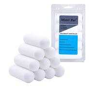Mister Rui Foam Paint Roller, 4 Inch Sponge Paint Roller, Gloss Roller Set for Painting, Small Paint Roller,4 Inch Foam Rollers 10 Packs