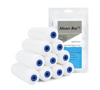 Mister Rui-Paint Roller,4 Inch High-Density Mini Foam Paint Roller Refills,Small Sponge Paint Roller Set for Oil and Water Based Paints, House Painting Supplies&DIY Use