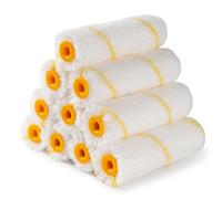 Mister Rui Paint Roller, Ideal Mini Rollers for Painting, Small Paint Roller for Painting Small Areas, 4" Medium Pile Mini Roller Sleeves 10 Packs