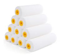 Mister Rui Paint Roller Set, 4 Inch Small Paint Roller, 10 Packs of Foam Paint Rollers