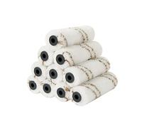 Mister Rui Paint Roller Set, Small Paint Roller Sleeves 4 inch, Microfiber Paint Roller Cover, 4 Inch Small Paint Rollers for Painting Semi-Rough Surfaces, Pack of 10