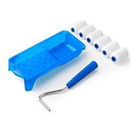 Mister Rui Small Roller for Painting, 2 Inch Foam Roller, Mini Foam Paint Roller, 2 Inch Foam Paint Roller, 2 Inch Paint Roller Set for Small Area or Delicate Painting