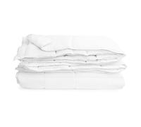 Mister Sandman Heavy All-Season Microfibre Duvet in Comfort Size - Duvet with Extra Length, Hollowfibre Filling, White Cover, 200 x 220 cm
