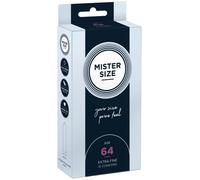 Mister Size Passion & Love Condoms Pure Feel 64 mm - Size 2XL