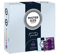 MISTER SIZE 69mm Ultra-Sensitive Condoms for Men - Extra Thin, Extra fine/Made from 100% Natural Rubber Latex in Your Size XXL/Real Feel Pack of 36