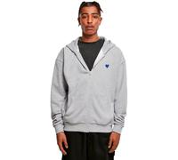 Mister Tee A Little Dream Of Me Heavy Oversize Full Zip Sweatshirt Grey L Men