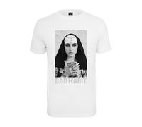Mister Tee Bad Habit Tee Men Nun Monastery God Tattoo short Sleeve Crew Neck