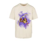 Mister Tee Basketball Clouds 2.0 Oversize Tee T-Shirt, Sand, XS Große Größen Tall