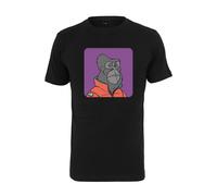 Mister Tee Bored Gorilla Multi T-Shirt Top Black Ape Print Design