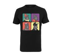 Mister Tee Bored Gorilla Multi Tee Top Shirt Motif Print Monkey Colourful