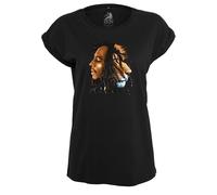 Mister Tee Damen Bob Marley Lion Face Tee