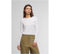 Mister Tee Damen Bow Oneliner Ladies Short Longsleeve MST247