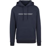 Mister Tee Damen I Broke Kapuzenpullover, Navy, S