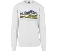 Mister Tee Damen Ladies Local Planet Crewneck Sweatshirt, White, XL