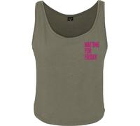 Mister Tee Damen Ladies Waiting For Friday Box Tank
