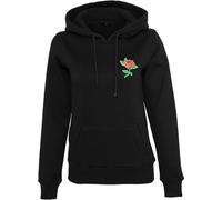 Mister Tee Damen Sweatshirt Ladies Rose Hoody Black