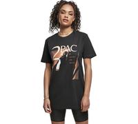 Mister Tee Damen T-Shirt Ladies Tupac Me Against The World Cover Tee Black