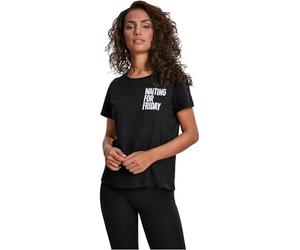 Mister Tee Damen Waiting for Friday Box Tee T-Shirt, Black, S