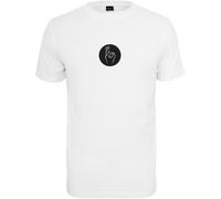 Mister Tee Easy Sign Patch Tee Shirt Top Motif Print Finger White