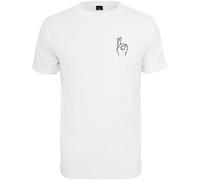 Mister Tee Easy Sign Tee Ok Sign Okay Gesture Print Crew Neck short Sleeve New