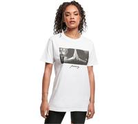 Mister Tee Female Ladies Pray Tee T-Shirt, White, XL