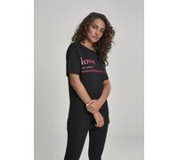Mister Tee Female Shirt Ladies Love Definition Tee Black