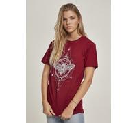 Mister Tee Female Shirt Ladies Moth Tee Burgundy