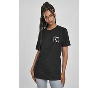 Mister Tee Female Shirt Ladies Never On Time Tee Black