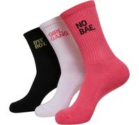 Mister Tee Girl Gang Socks 3-Pack Socks Reinforced Heel Woman