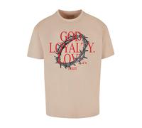 Mister Tee God Loyalty Love O T-shirt Beige