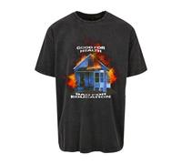 Mister Tee Good for Health Oversize Tee T-Shirt Black Fire House Education Men