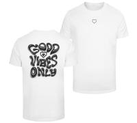 Mister Tee Good Vibes Only Men's T-Shirt Good Mood Cotton Jersey New