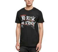 Mister Tee Grafic Shirt - NO RISK NO STORY black
