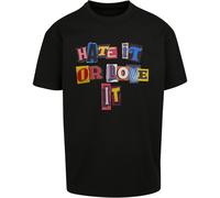 Mister Tee Hate it or Love it Oversize T-Shirt Cotton Hate Love Jersey