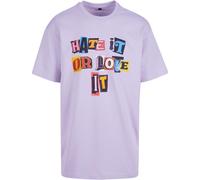Mister Tee Hate it or Love it Oversize T-Shirt Cotton Hate Love Jersey