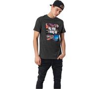 Mister Tee Herren All the Way Up Mashup T-Shirts, Charcoal, XL